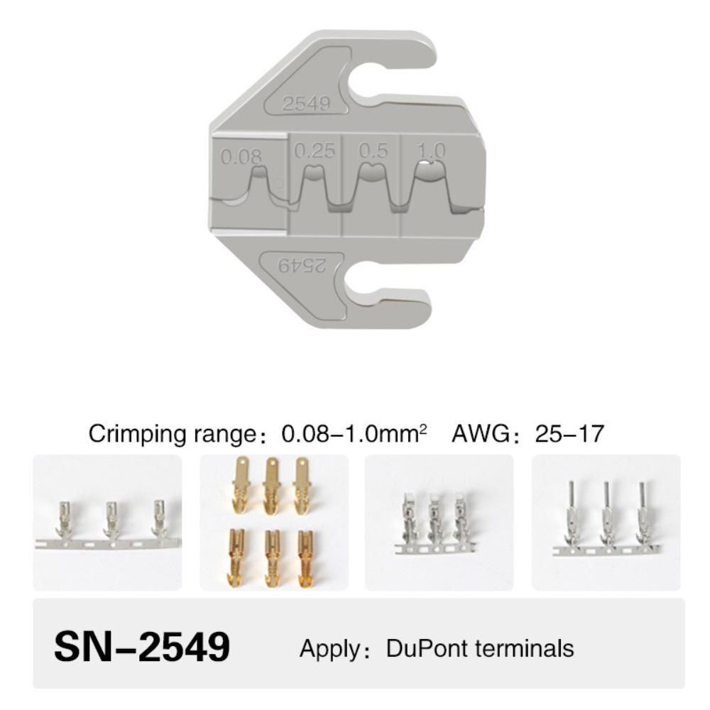 SN-58B/2546B/2549 /06/X6/06WF/03H Crimping Tool Wire Crimper Jaws for Crimping Terminals