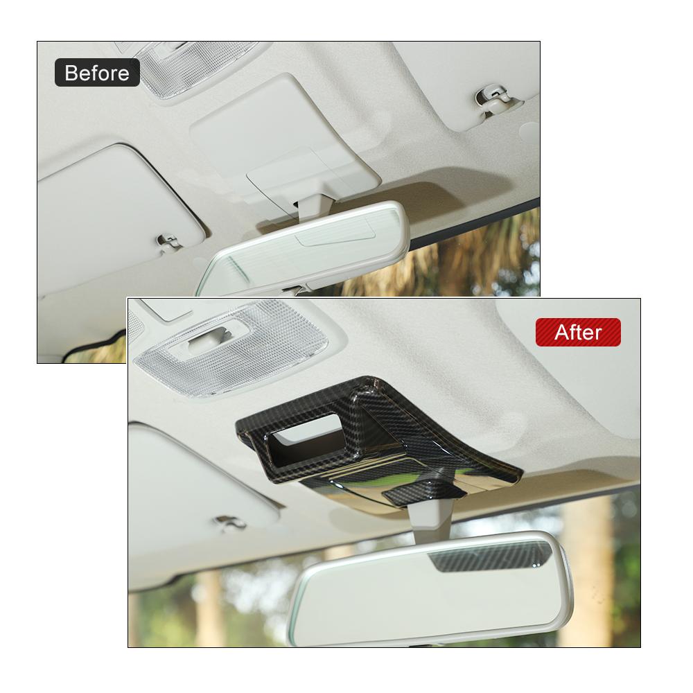 Декоративная крышка основания зеркала заднего вида автомобиля для Suzuki Jimny 2019, аксессуары для интерьера, ABS ( Углеродное волокно, Красный, Серебристый)