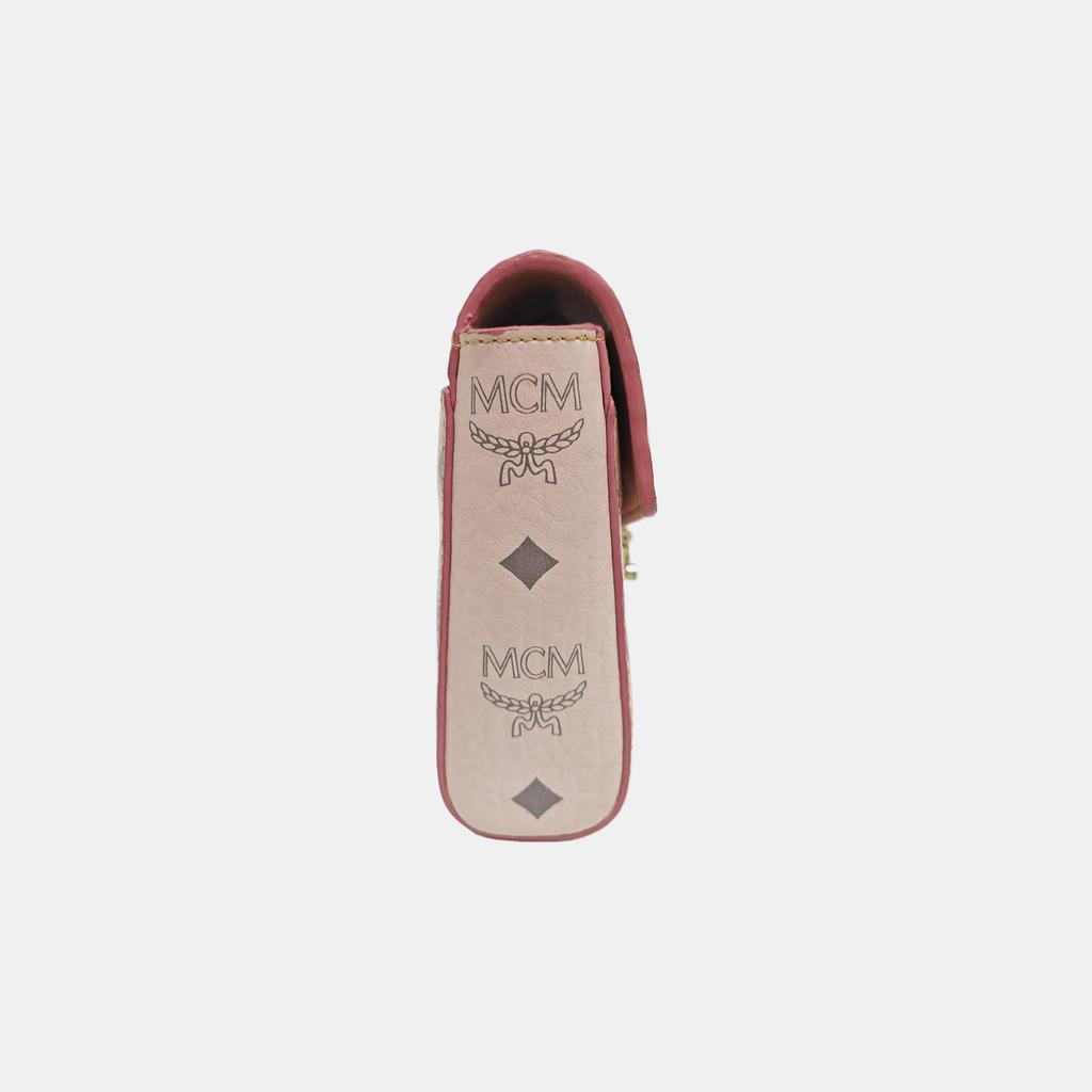 [Pre-Owned] Millie Visetos Classic Monogram Flap Lock Crossbody Bag - Good #1142FTE
