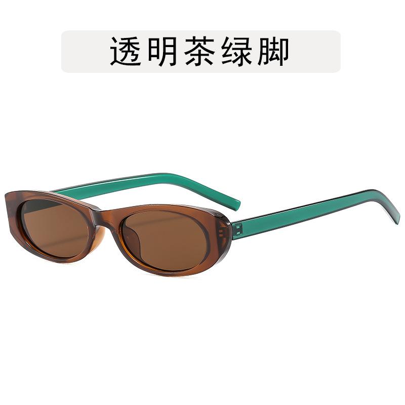 Модные стильные солнцезащитные очки для женщин овальной формы с антибликовым покрытием мужские солнцезащитные очки в винтажном стиле для улицы