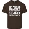 40th Birthday 40 Year Old Dont Grow Up Funny Unisexs Light Cotton TShirt