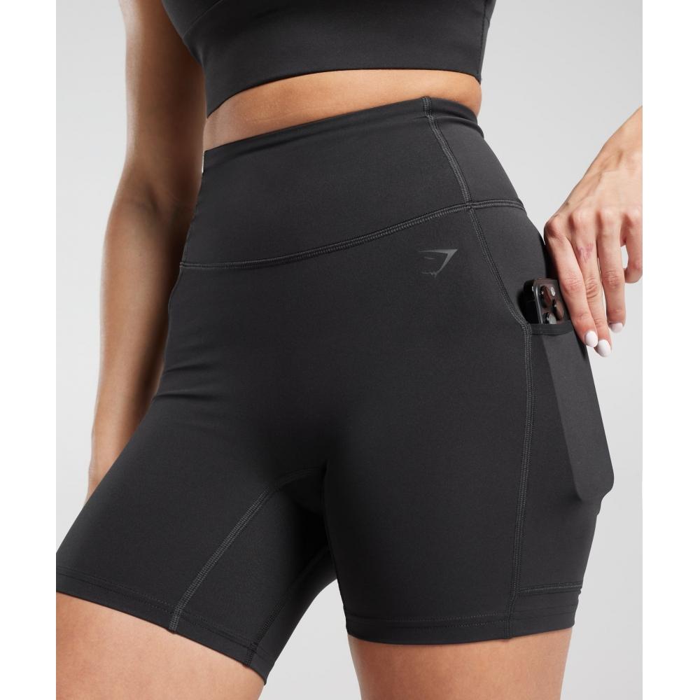 Gymshark Карманные шорты черные B4a8w Bbbb