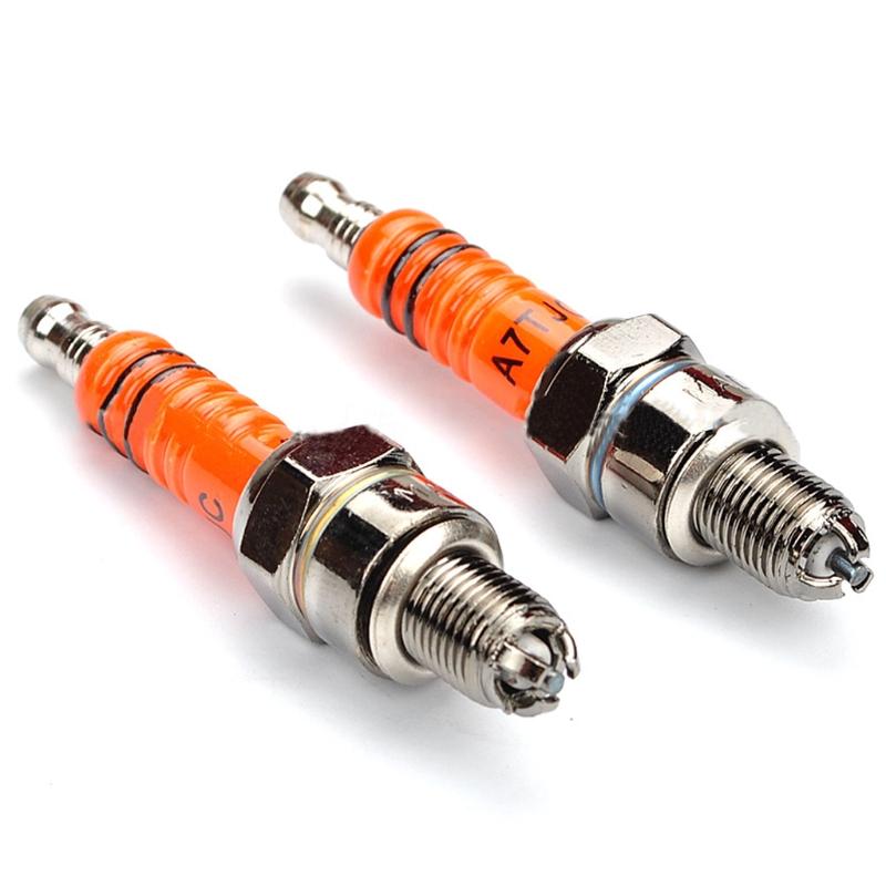 Высокопроизводительная гоночная свеча зажигания с 3 электродами, совместимая с 90 куб. см, 110 куб. см, 125 куб. см, 50 куб. см, 70 куб. см Honda-CRF50 DAX ATV NGK C7HSA