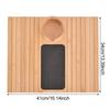 Lazy Sofa Armrest Tray Natural Non-Slip Bamboo Sofa Side Storage Tray Foldable Solid Wooden Snacks And Treats Dinner Tray