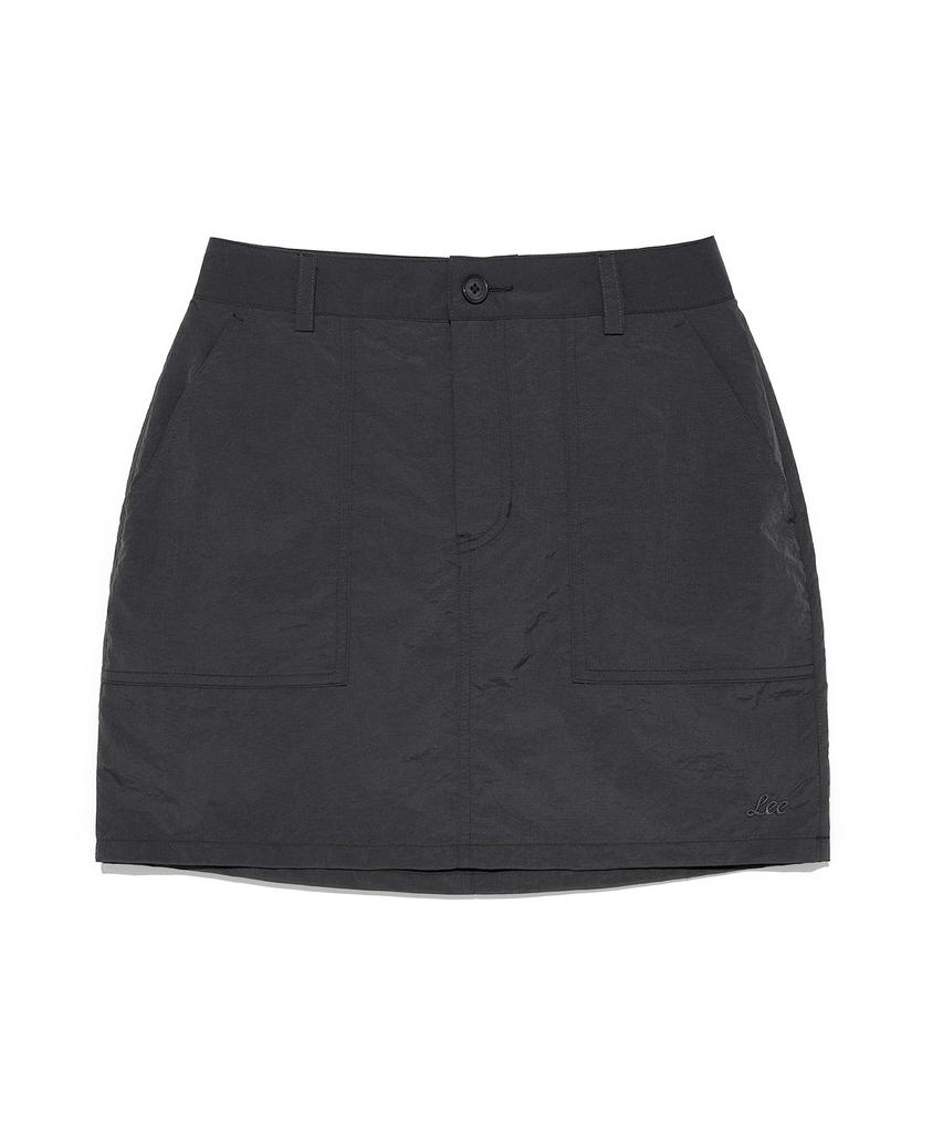 Lee Women'S Pocket Mini Skirt Charcoal