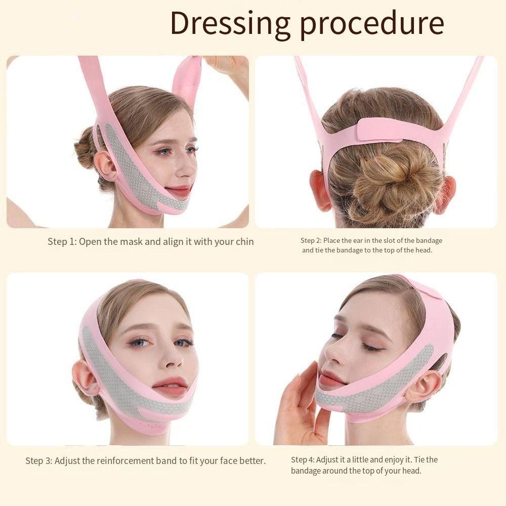 Comfortable Face Slimming Bandage Anti Wrinkle V Line Face Shaper  Physical Pulling