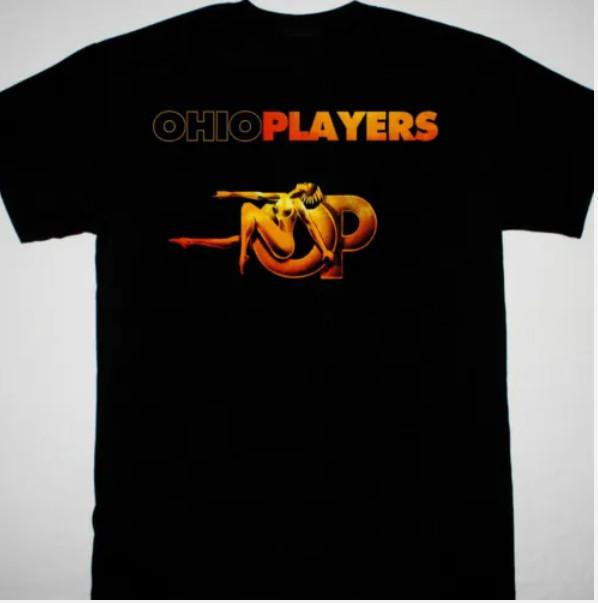 Ohio Players T-shirt Black Cotton Unisex All Sizes Unisex T-Shirt
