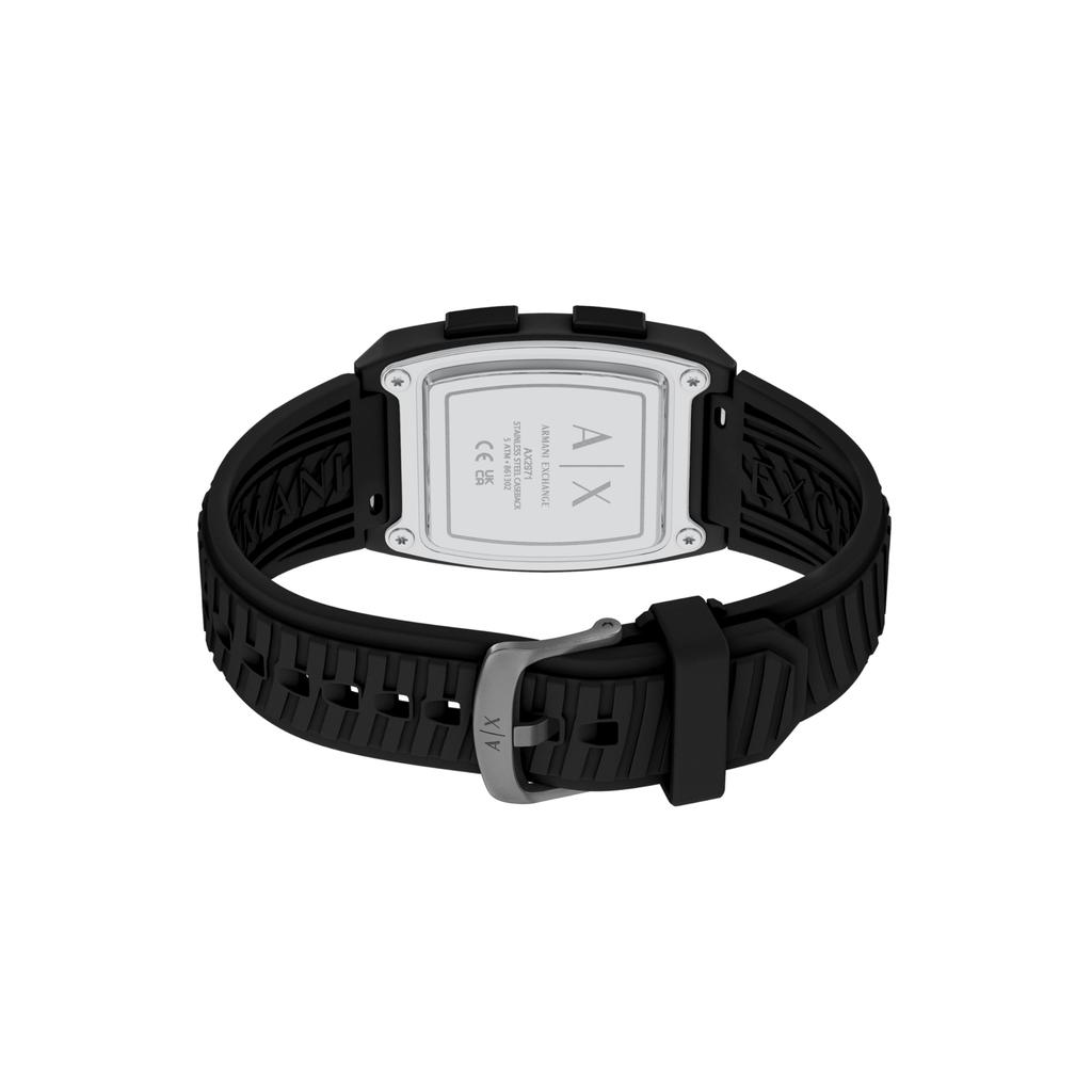 Мужские цифровые силиконовые часы Armani Exchange AX2971