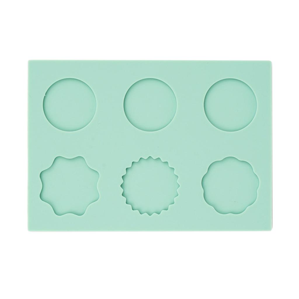 6-in-1 Wax Seal Stamp Silicone Mold for Making Wax Stamp Silicone Wax Seal Mat Non-stick Easy To Demold