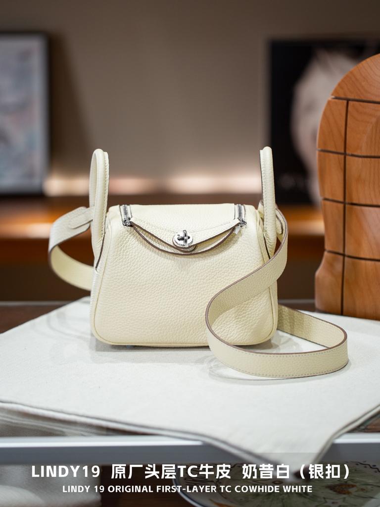 19cm TC Leather Card Case Real Leather Doctors Bag Five Gold Handheld Crossbody Single Shoulder Womens Bag Fashion