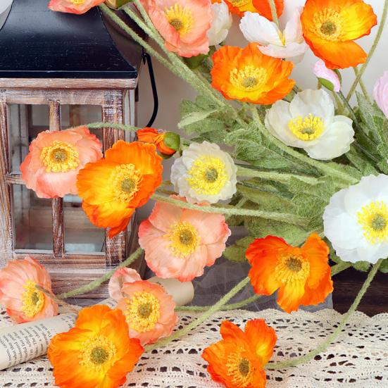 Искусственные цветы Весенние украшения Реалистичные цветы ручной работы с гибким стеблем для домашней цветочной композиции Весенний свадебный праздничный декор