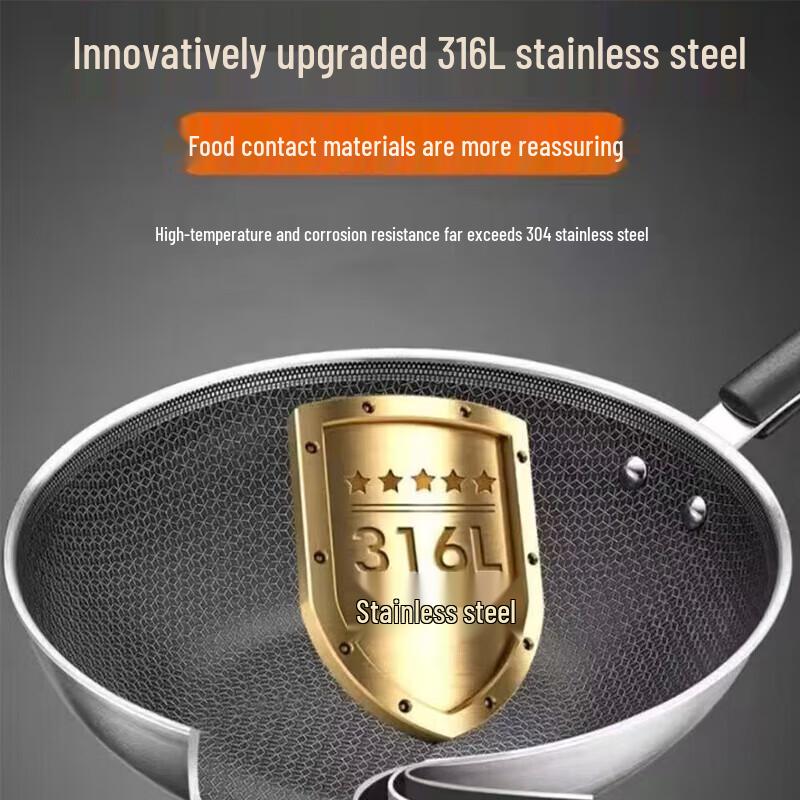 Вок Supor X-Crystal Shield 32 см из нержавеющей стали