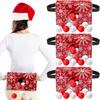 Christmas Ball Shaking Props Set with 20 Foam Balls Fastener Strap 24cm Box Indoor Outdoor Family Fun Holiday Decoration