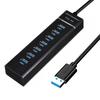 7-портовый USB 3.0 концентратор-удлинитель для расширения и зарядки ноутбука/настольного компьютера