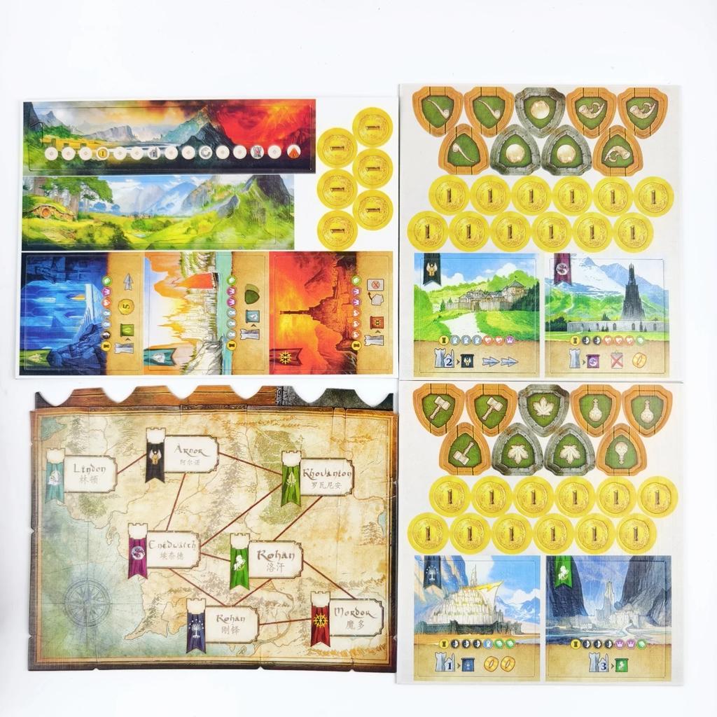 The Lord of the Rings Duel for Middle-Earth Board Game Strategy Games 30 Minutes Playing Time