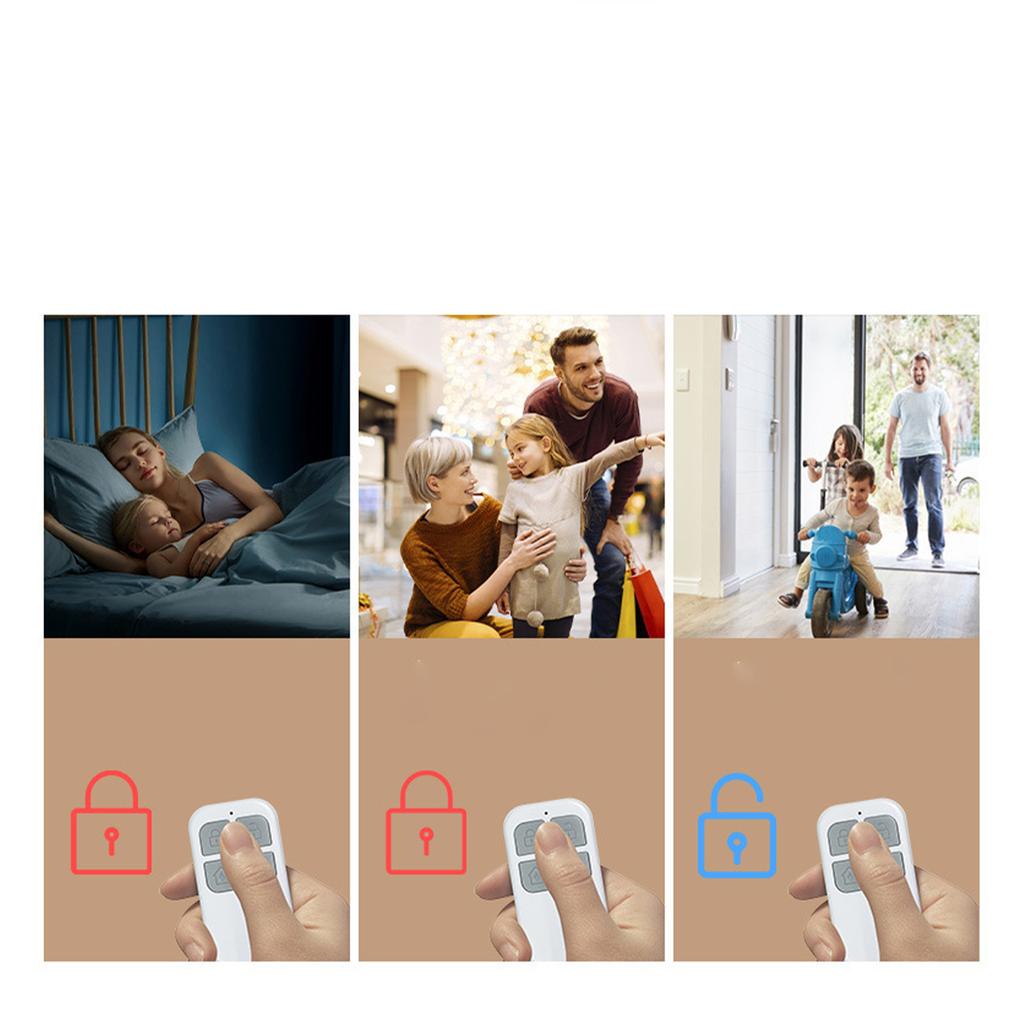 Door Magnetic Alarm Multi-function Wireless Door and Window Alarm Remote Control Function Home Anti-theft Device