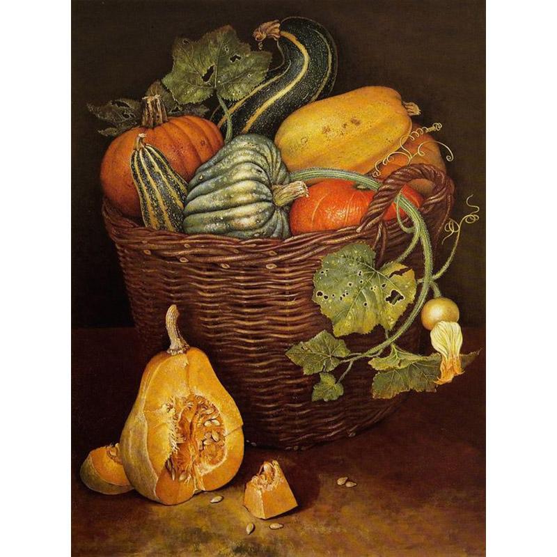 Floral Fruit DIY 5D Diamond Painting Full Round Drill Flower Diamond Embroidery Cross Stitch Mosaic Kits Wall Art Home Decor