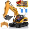 Radio-controlled Power Shovel Car for Kids, Heavy Machinery Radio-controlled RC Construction Toy Car, Indoor Play, Boys' Birthday Gift, Children's Gif