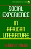 The Social Experience In African Literature Book
