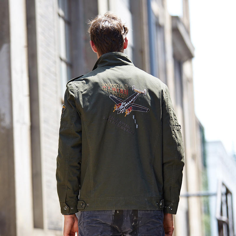 Модная мужская повседневная куртка, военная тонкая мужская одежда