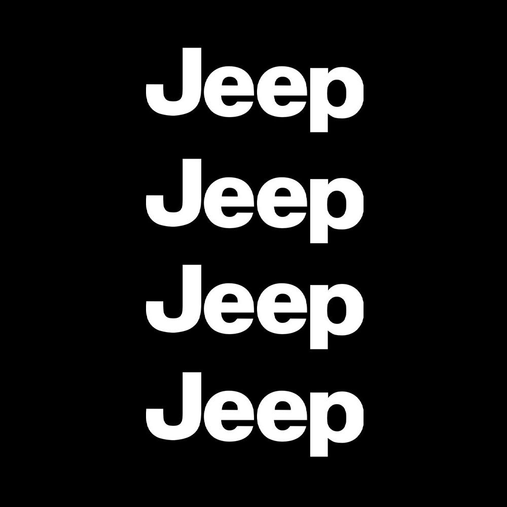 4pcs PVC Car Emblem Stickers Window Body Badge Decoration Decal For JEEP Renegade Grand Cherokee Trail Patriot Compass Wrangler AJO1