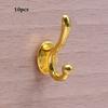 10pcs 1:12 Clothes Coat Hook Rack Mini Metal Wall Hangers Modle Toy  Doll house Bathroom Accessories