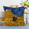 Painter Van Gogh Cushion Cover Pillow Cover Decor Pillowcase Printed Cushion Case For Couch