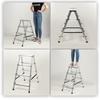 KADAX Aluminum Folding Ladder 4-8 Steps Home Strong 125kg Polish Product