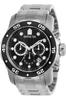 Watch Pro Diver Quartz 48mm Case Silver Stainless Steel Strap Black Dial 69 [Invicta] Men's [Item]