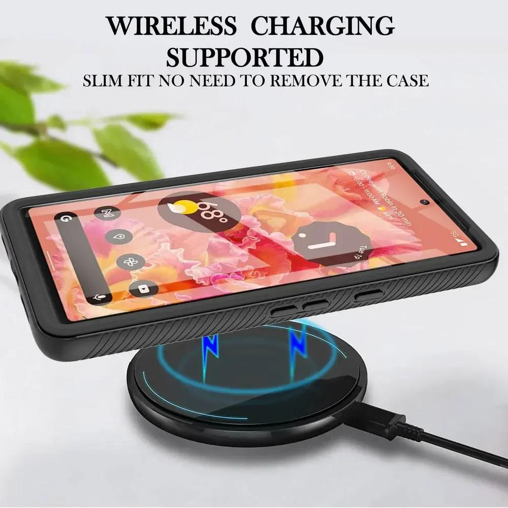 Pixel 7 8 9 Pro XL Shockproof Case Front Film Crystal Back Capa for Google Pixel 8 A Pixel7 6A 7A 8A 5G 360 Protect Phone Cover