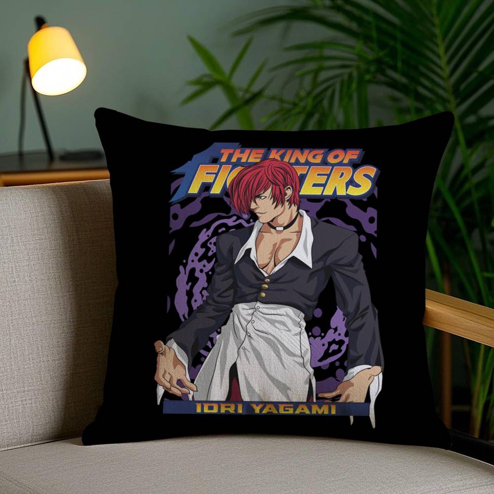 K-KOF The King of F-Fighter Наволочка для подушки Офисный Диван Кровать в общежитии Спинка Короткий Плюш Двусторонний Принт Домашний Чехол для подушки