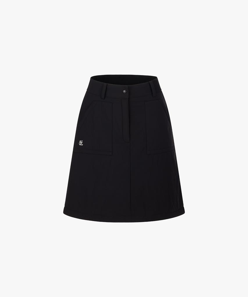 FAIRLIAR GOLF Padded Flare Skirt (Black)