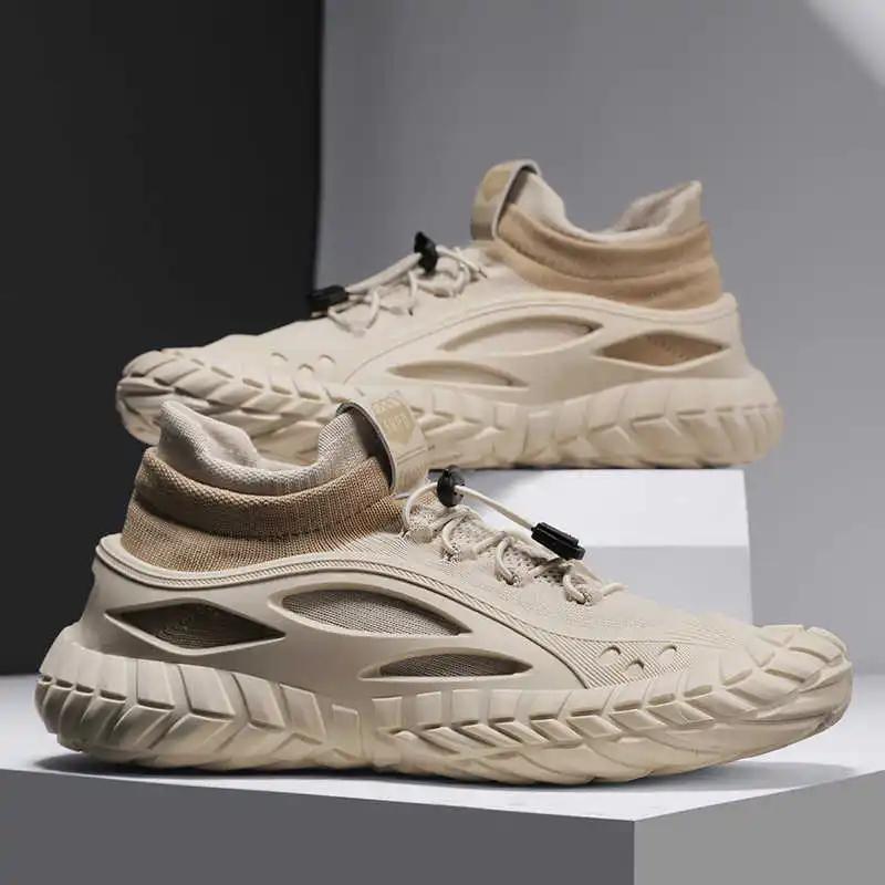 Fashion Height Increasing Plataform Men Luxury Sneakers Vulcanize Original Men's Moccasin 47 Size Shoes Men Sports Pretty