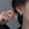 925 Sterling Silver Pearl Stud Earrings - 2024 Trendy High-End, Niche Light Luxury for Women.
