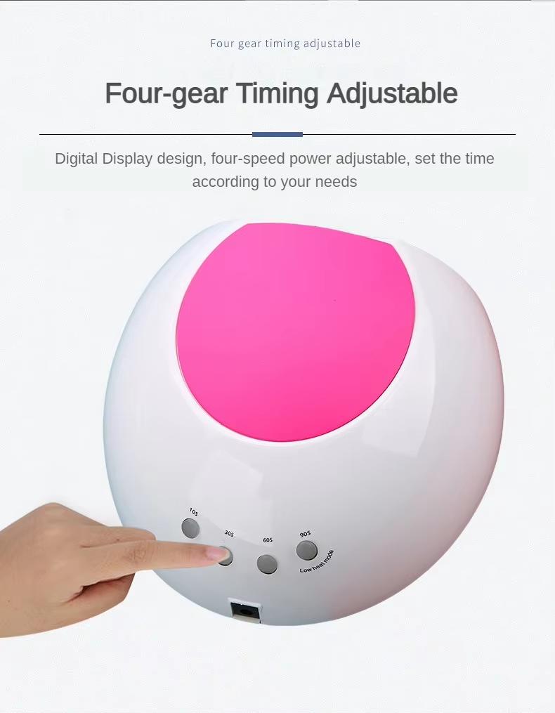 Sun2C УФ-лампа для ногтей 48 Вт, сушилка для гель-лака, лампа для педикюра, маникюрная лампа для дизайна ногтей, сушилка для геля, светодиодная лампа для ногтей, не черная рука