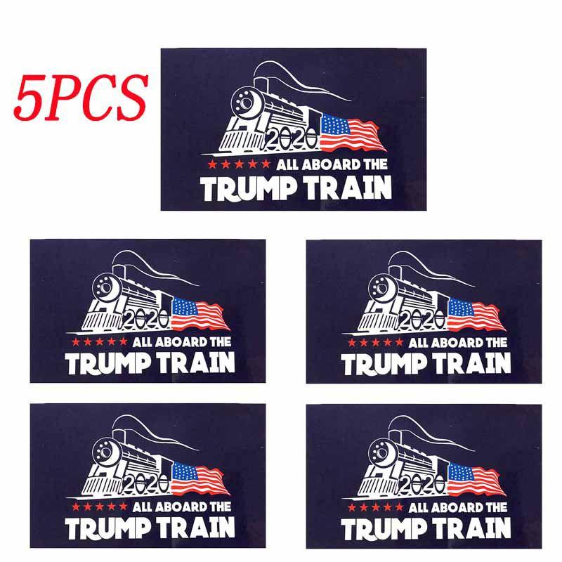Trump Donald 10pcs Bumper Sticker 2020 All Aboard The Trump Train Car Stickers