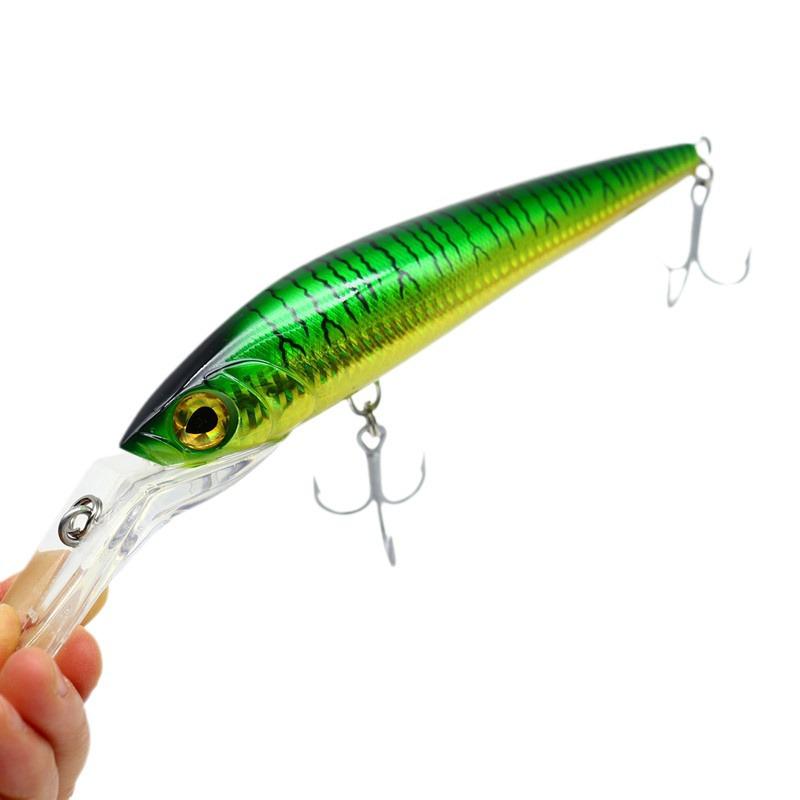 Японская троллинговая приманка YU-ZURL Big Minnow с усиленным крючком - 98 г / 50 г Приманка для морской рыбалки