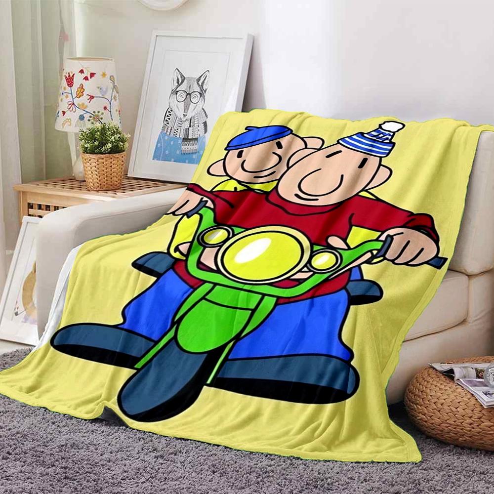 1Pc Bike Ride Adventure Blanket For Couch Bed Plush Cozy Fuzzy Blanket Super Soft Warm Blankets For Fall And Winter 091891