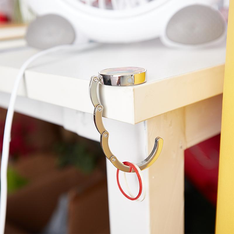 1 шт круглый стол старинные цветы складной кошелек вешалка для сумки крючок держатель