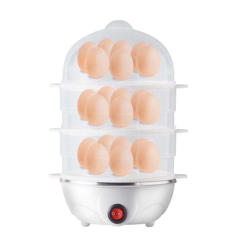 Stainless Steel Multifunctional Egg Cooker with Automatic Power-Off