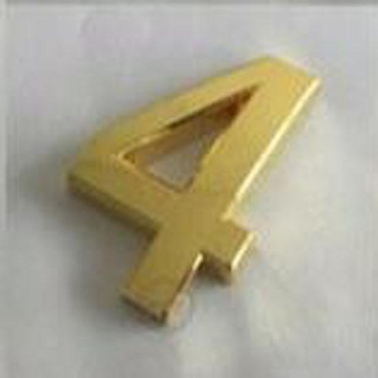 5 см ABS позолоченный золотой номерной знак на этаже отеля, цифровые вывески, гостиничный номер, номер двери, цифра 0-9, наклейка с самоклеящейся наклейкой