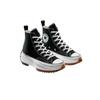Converse Run Star Hike Hi Черный Белый Жевательная резинка 166800C
