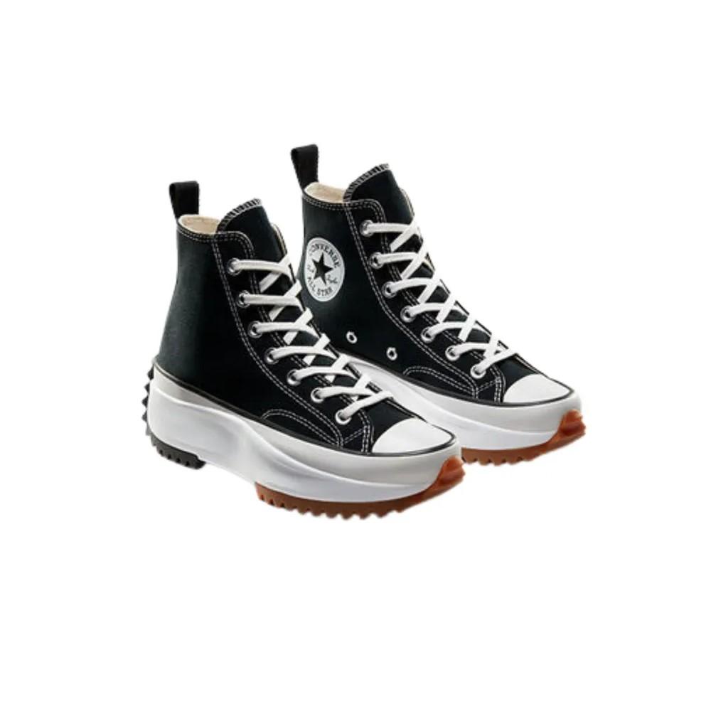 Converse Run Star Hike Hi Черный Белый Жевательная резинка 166800C