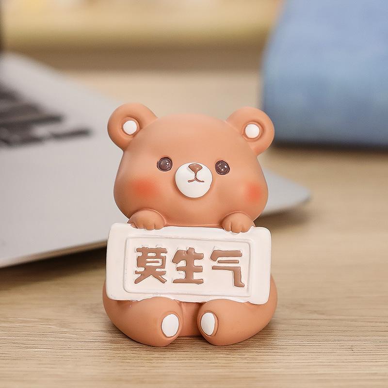 Don't Be Angry. Stress-relieving Little Pig Office Decoration Items. Animal Stress-relieving Cartoon