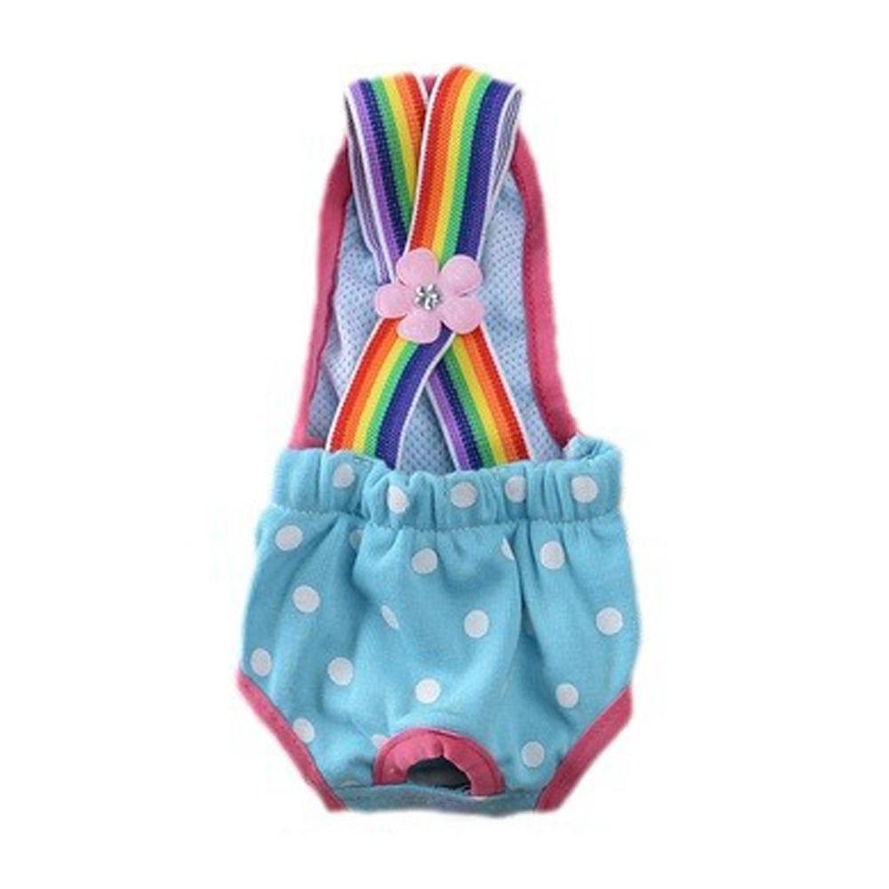 XS~XL Dog Physiological Pants Polyester Dog Menstrual Pants Breathable Puppy Underwear Briefs Dog