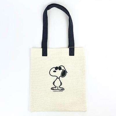 Плоская большая сумка Snoopy, черная сумка для урока, школьного офиса