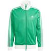 Originals Adicolor Classics Beckenbauer Color Block Stripe Design Casual Stand Collar Long Sleeve Jacket Men Jacket Green IU0769