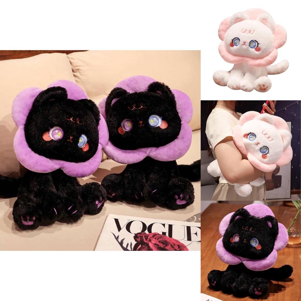 Кошка Красота Плюшевая Игрушка Милый Мультяшный Черно-Белый Кот Идеальный Подарок для Девочек