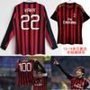 Футболка AC Milan 1314 Серия А футбольная форма домашняя короткий рукав №. 22 Классическая ретро-футболка Кака Балотелли