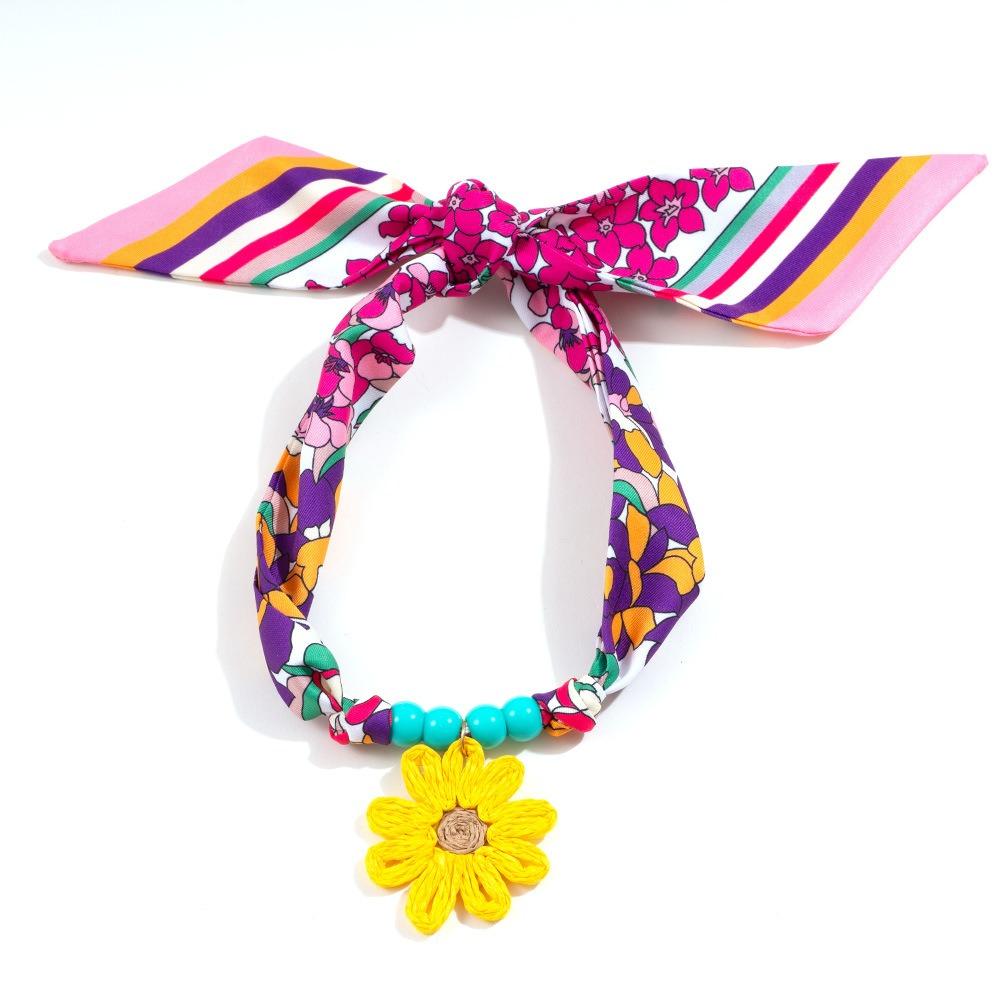Printing Sweet Pendant Necklace Ethnic Style Bag Accessories Spicy Girls